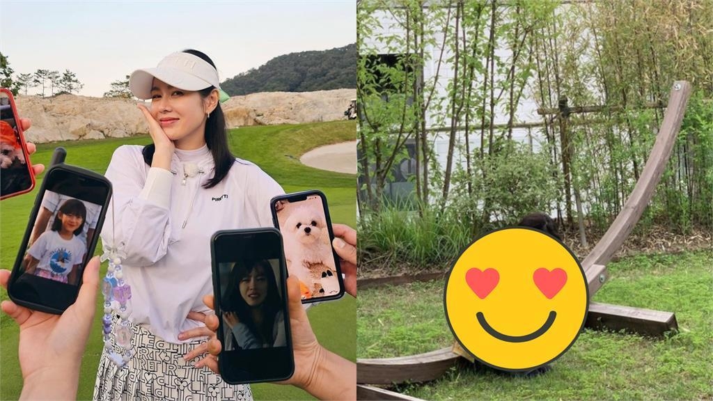 麻花辮妹子「蹲地拔草」竟是孫藝真！素顏真面目流出…網驚：客串淚之女王？