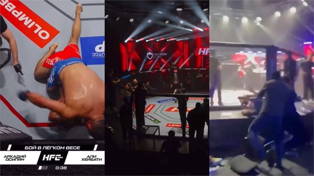 選手「踢舉牌女郎辣臀」下台秒被圍毆!26秒火爆畫面流出…結局GG了