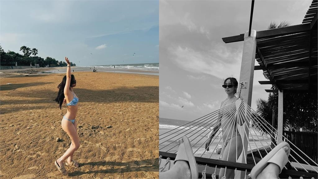 陳芳語沙灘比基尼「解放天性」!大轉身「Q彈麻糬」網沒了:多一點拜託