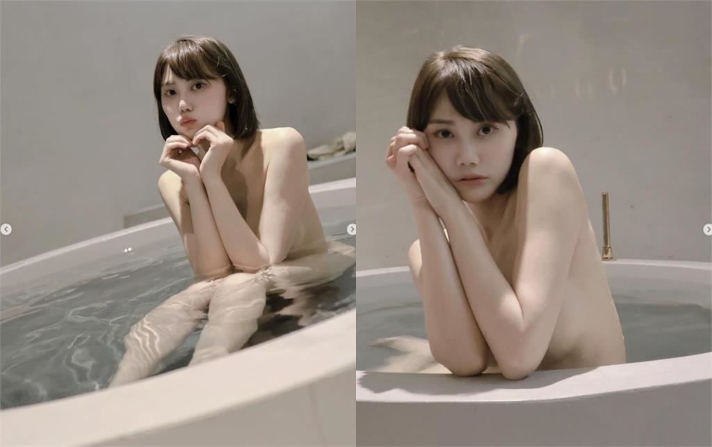 正妹經紀全裸泡澡「只遮重點區」!猛烈輸出「澎湃大碗公」網急:會被Ban