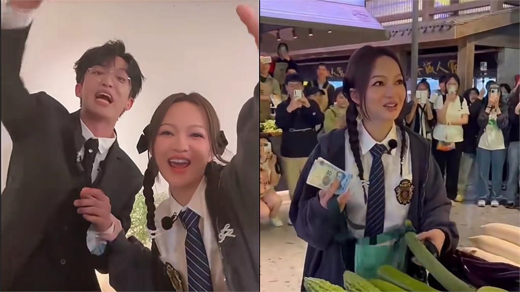 街頭「雙辮子高中生」轉頭竟是張韶涵!42歲真面目流出…網嚇爛:認真?