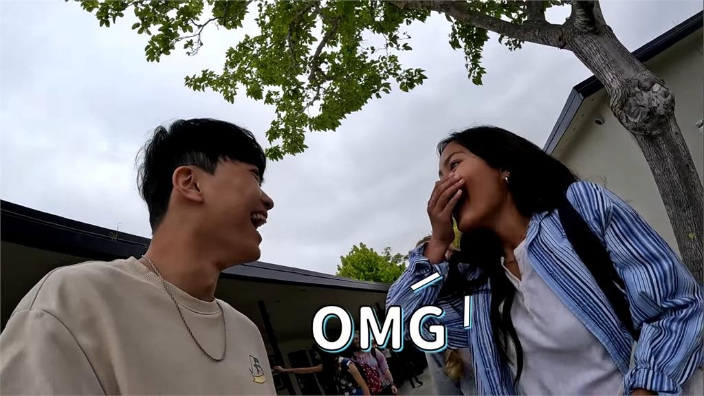 台交換生重回美高中!突「驚喜現身校園」嚇爛好友 網笑讚:人緣超好