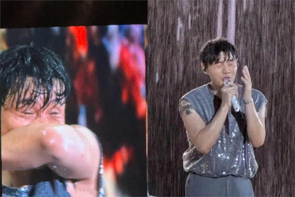 李榮浩暴雨拉大提琴「眼睛睜不開」！悽慘模樣笑翻全網：拉完都喝飽了