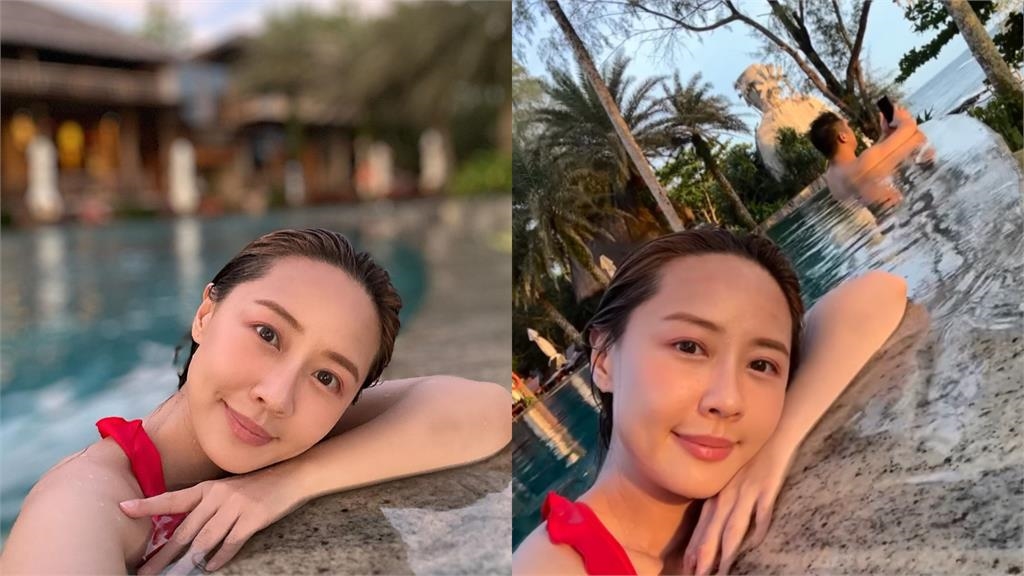 富國島辣妹「轉側身轟炸泳池」竟是賴薇如!整身濕透嬌喊「喜歡」迷暈網