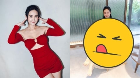 47歲何妤玟「上下全裸色」只剩黑線!「大蝴蝶遮重點」內層透光…粉弱喊:沒了
