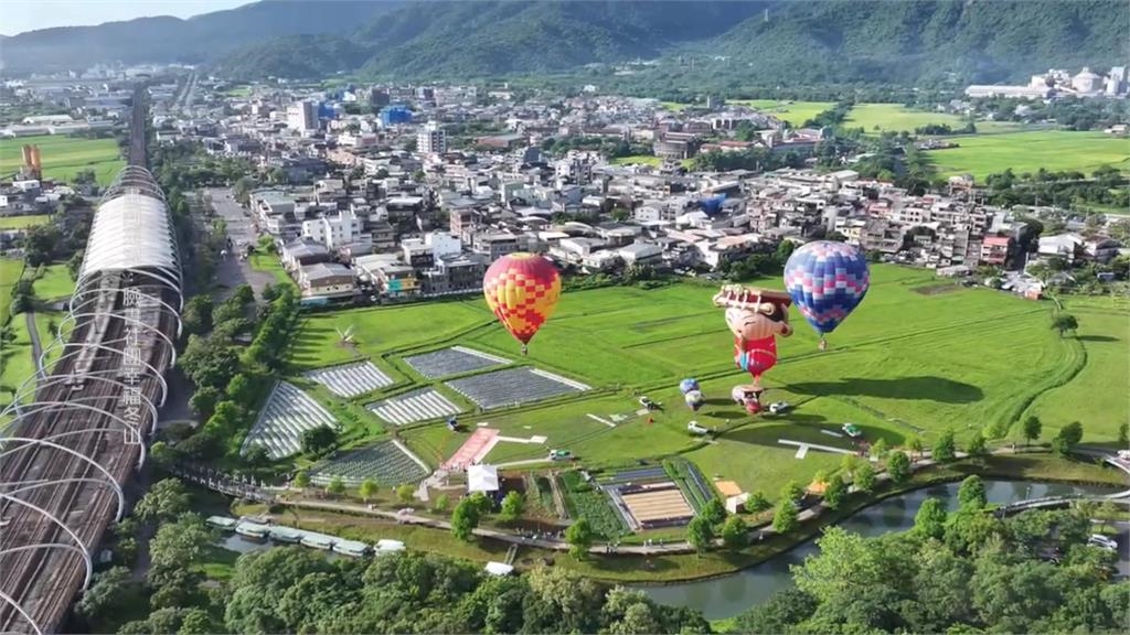 宜蘭冬山熱氣球嘉年華最後1天　逼真「Q版媽祖」吸引民眾搶拍