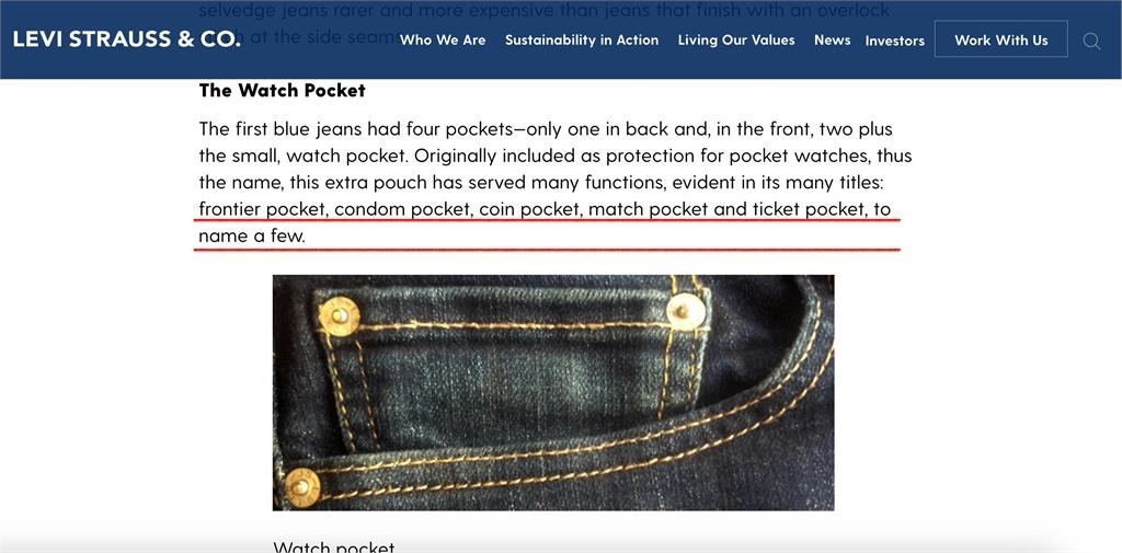 揭密／牛仔褲「迷你口袋」百年謎團！業界龍頭揭「現代4用法」網驚：用錯了