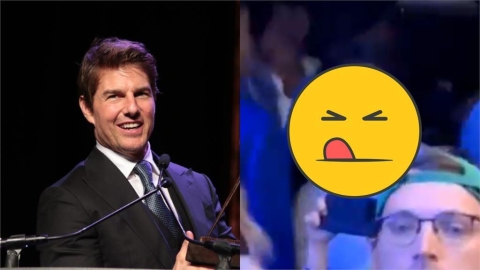 61歲阿湯哥現身泰勒絲演唱會「熱舞全被拍」！0濾鏡「披頭散髮」網認不出：本人嗎