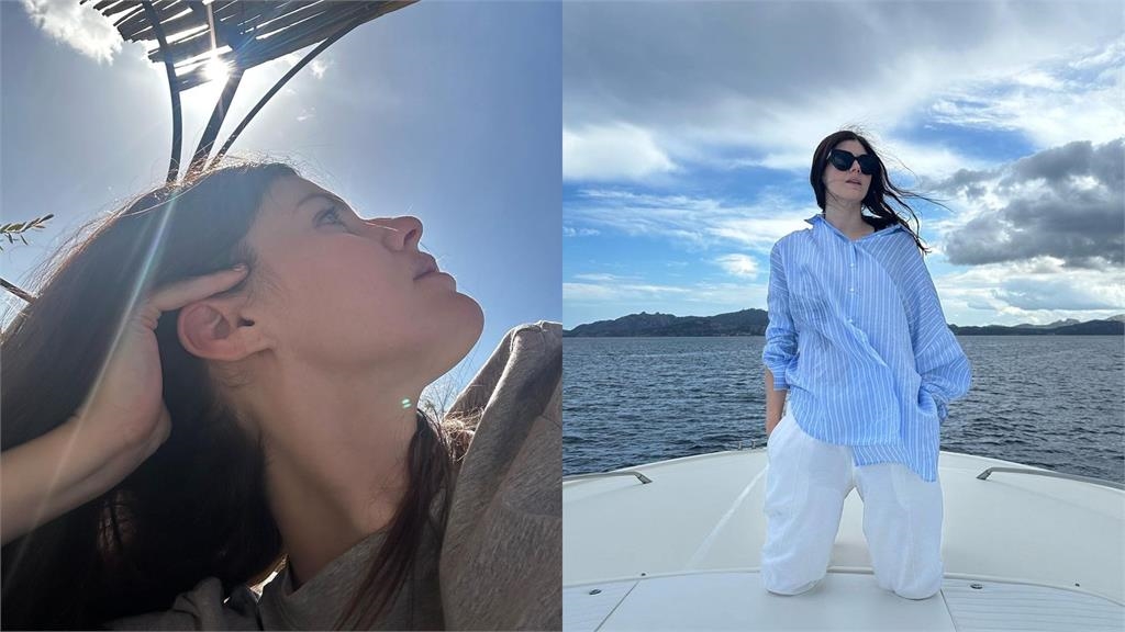 地震女神搭船度假「亮出巨大船頭」太兇猛！強風一吹逼瘋52萬粉：頂標