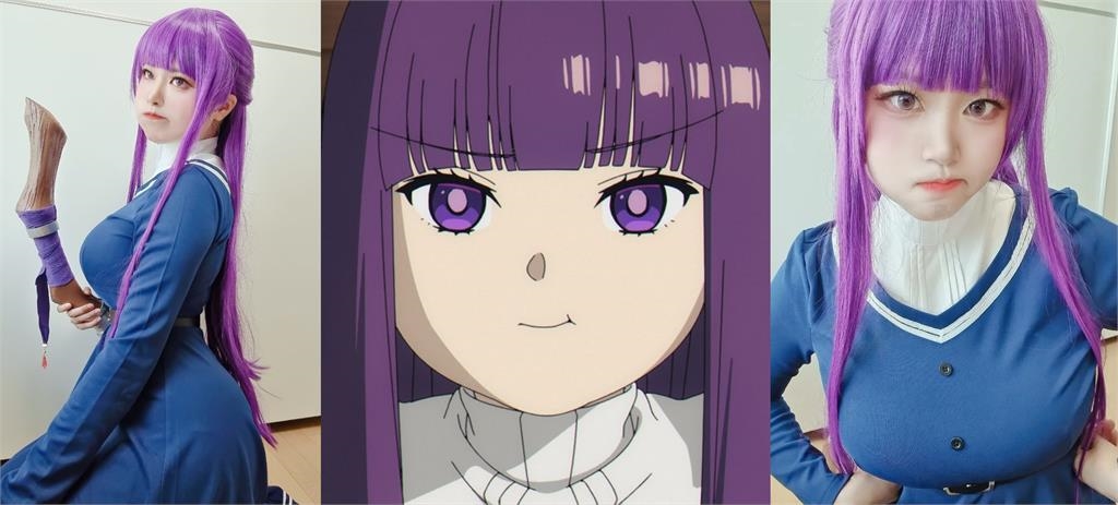 妹子100%復刻芙莉蓮「超兇費倫」 「鼓雙圓」賣萌粉嗨翻:麻煩大了!