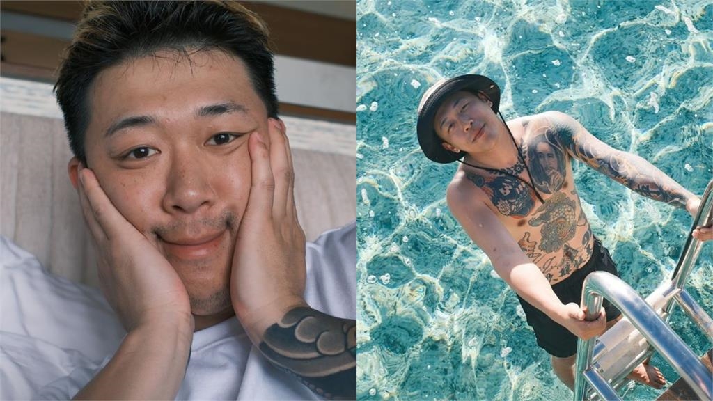 馬爾地夫萌笑刺青男竟是「玖壹壹」健志!「度假模式太落差」網笑歪:怎麼是你
