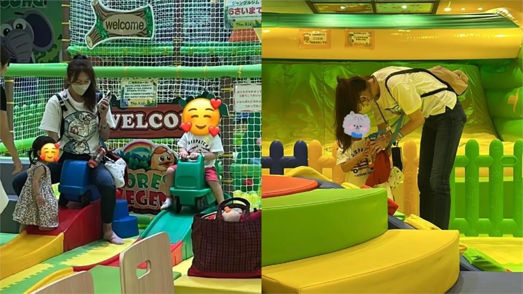 直擊林志玲遊樂場帶2歲兒！網見「閃鑽叮噹T陪坐玩具車」狂讚：超有耐心