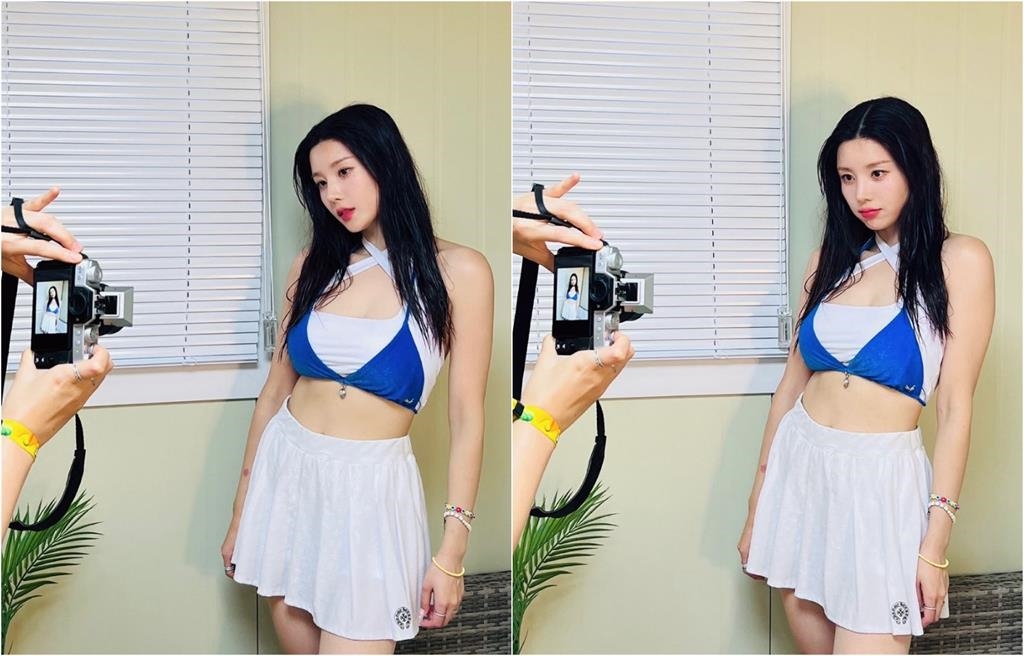 南韓水彈女神「雙層比基尼」勒太緊!「炸出一圈肉」萬網破防:怎麼輸