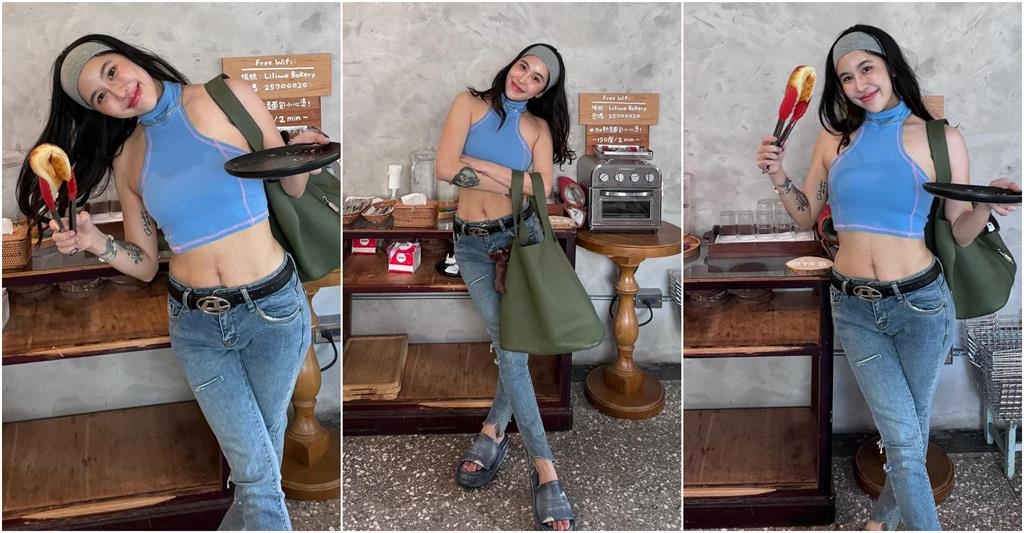 余祥銓愛妻激短小可愛「秀整圈妊娠紋」!產後8個月「真實狀態」震撼網:無敵