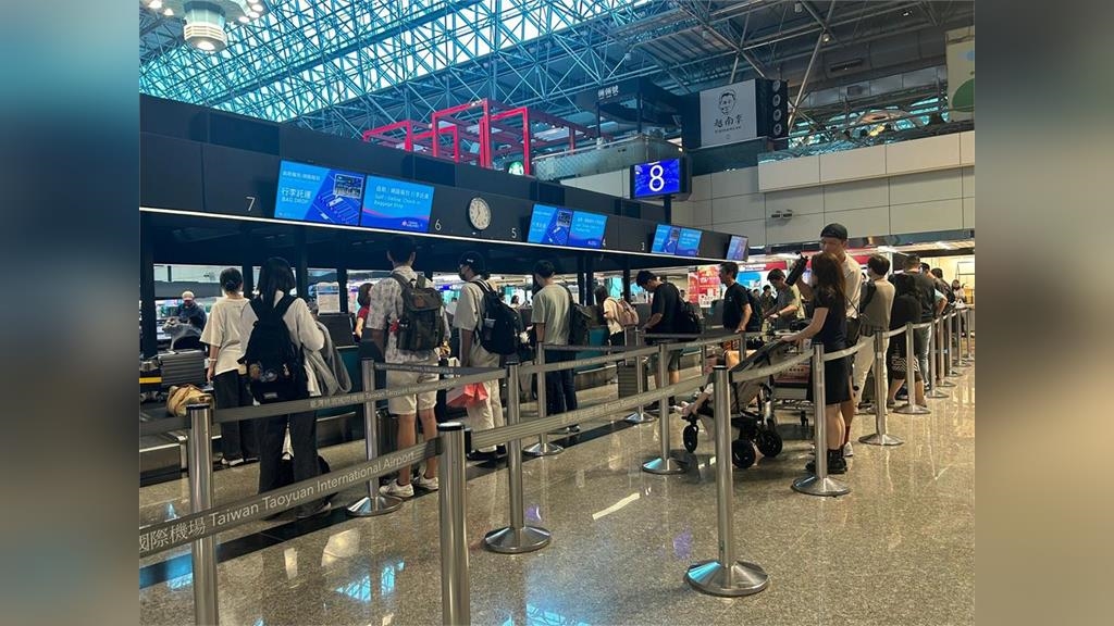 凱米颱風遠離！桃機估午後湧入大量旅客　出入境航班恐延誤