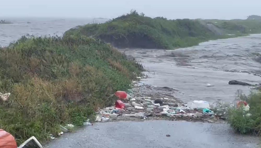 快新聞／濁水溪暴漲瀕離潰堤！　彰化大城鄉急撤2村1400人