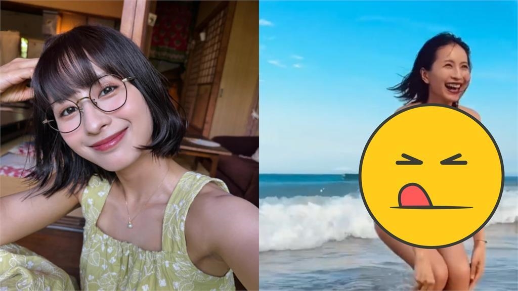 「中國新垣結衣」縮水比基尼被浪打到噴裝!走光畫面…網嚇:看見櫻桃 「中國新垣結衣」縮水比基尼被浪打到噴裝!走光畫面…網嚇:看見櫻桃