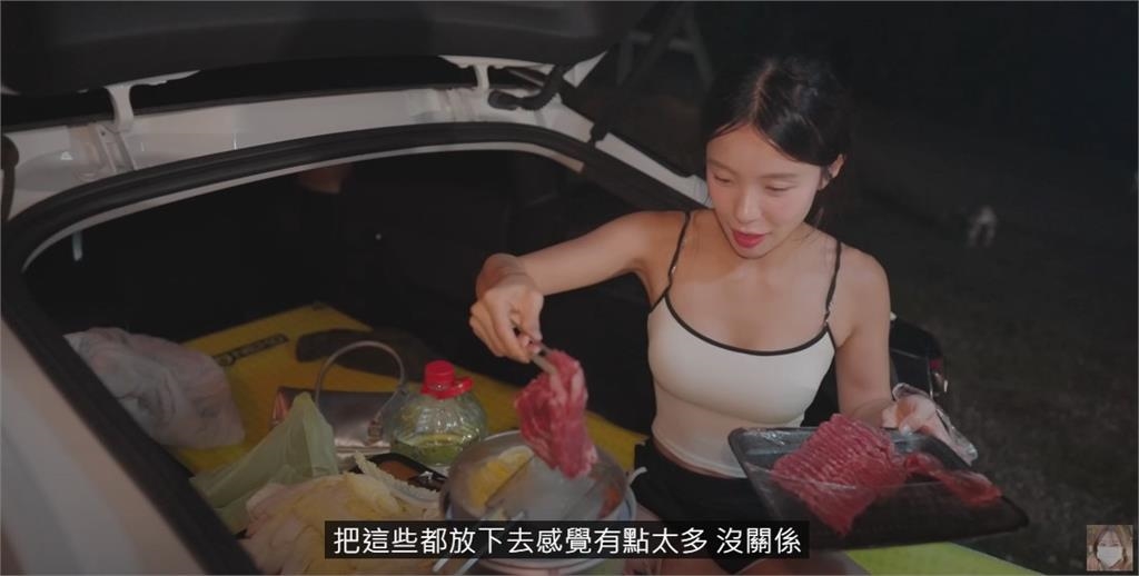 李多慧首次台灣露營!汽車、器材全一手包 隔天秒衝明星賽網驚:超猛