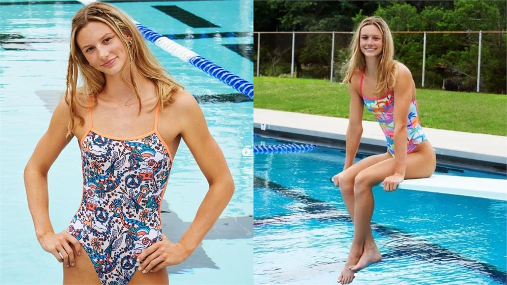 巴黎奧運/又見美女!加拿大17歲泳將奪金 超甜笑容+長腿引關注