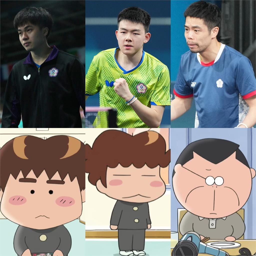 奧運桌球選手撞臉大集合!這3人「神還原我們這一家角色」對比照曝