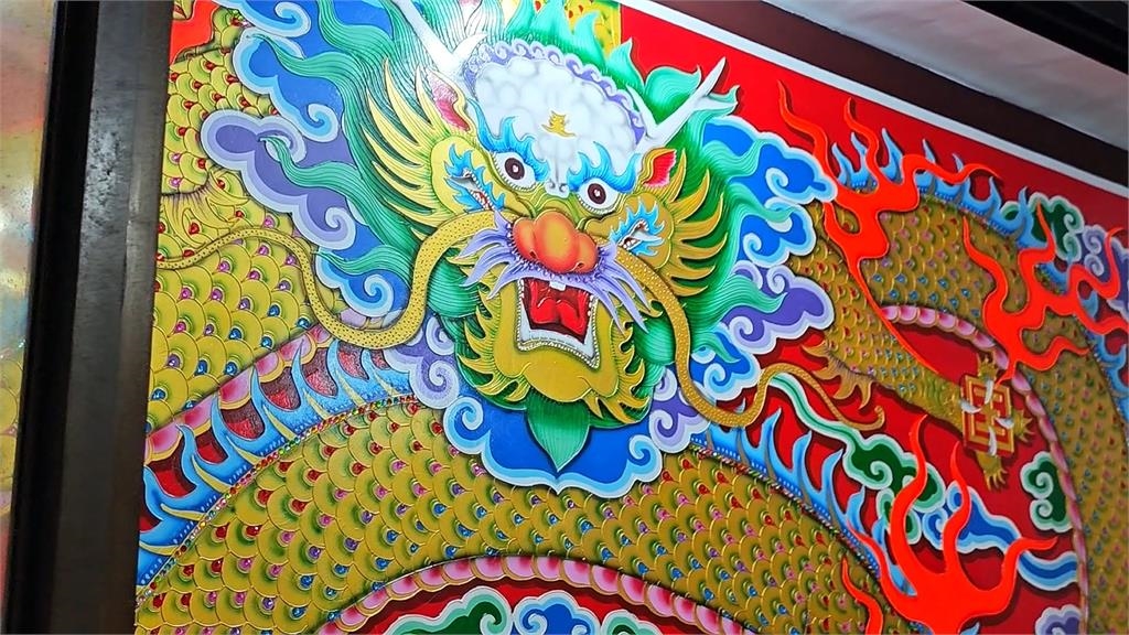 桃園龍潭三元宮改頭換面！　立體彩繪呈現「時尚的廟」