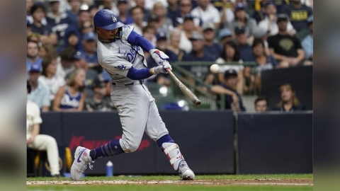 MLB（影）／就是不住鬧鬼飯店！　道奇作客密爾瓦基貝茲傷癒歸隊就開轟