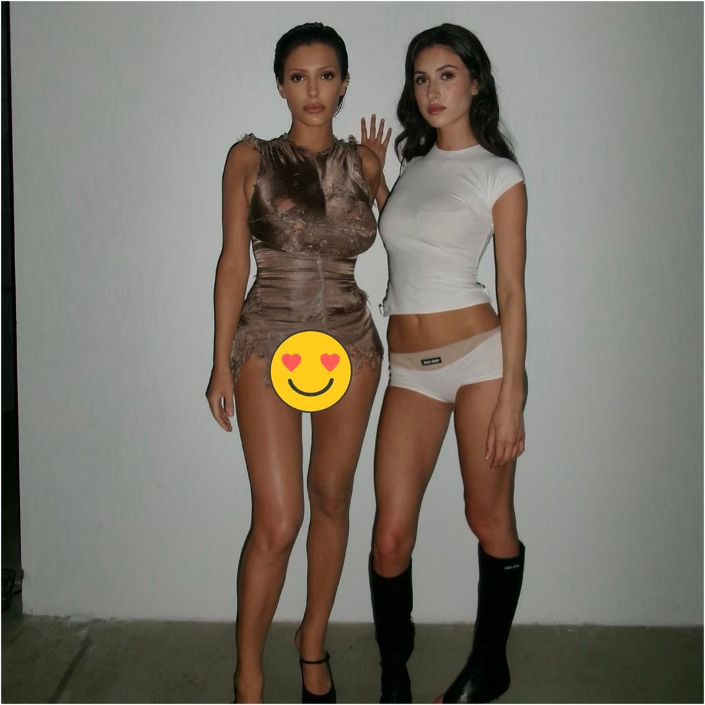 肯爺愛妻跑趴穿「撕裂裝」轉身險走光!親妹下身「只穿1件」辣翻全場