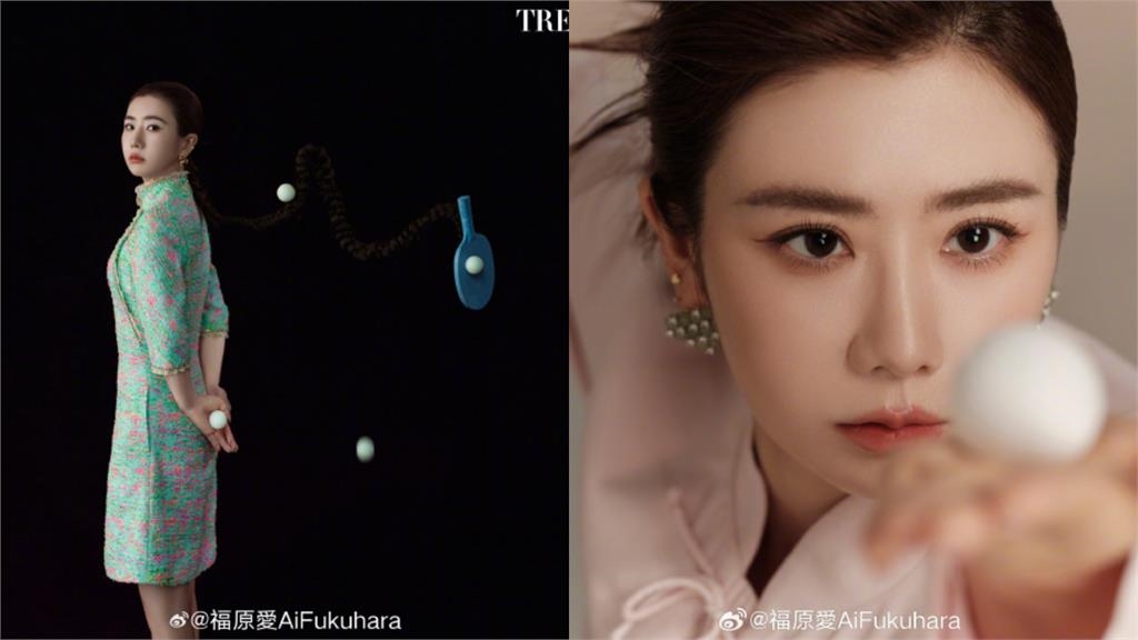 福原愛解鎖趴床寫真片!上衣全破光「跑出大桌球」小粉紅全暴動:有點東西
