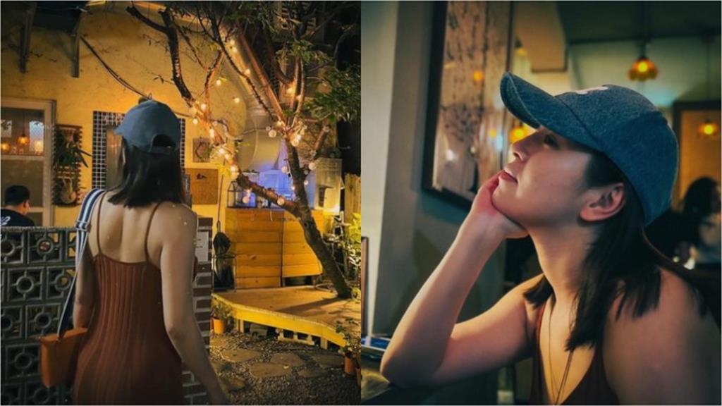 吧台桌短髮妹「塞進縮水連身裙」竟是劉品言!一轉身「U型美背」炸出魔鬼線條