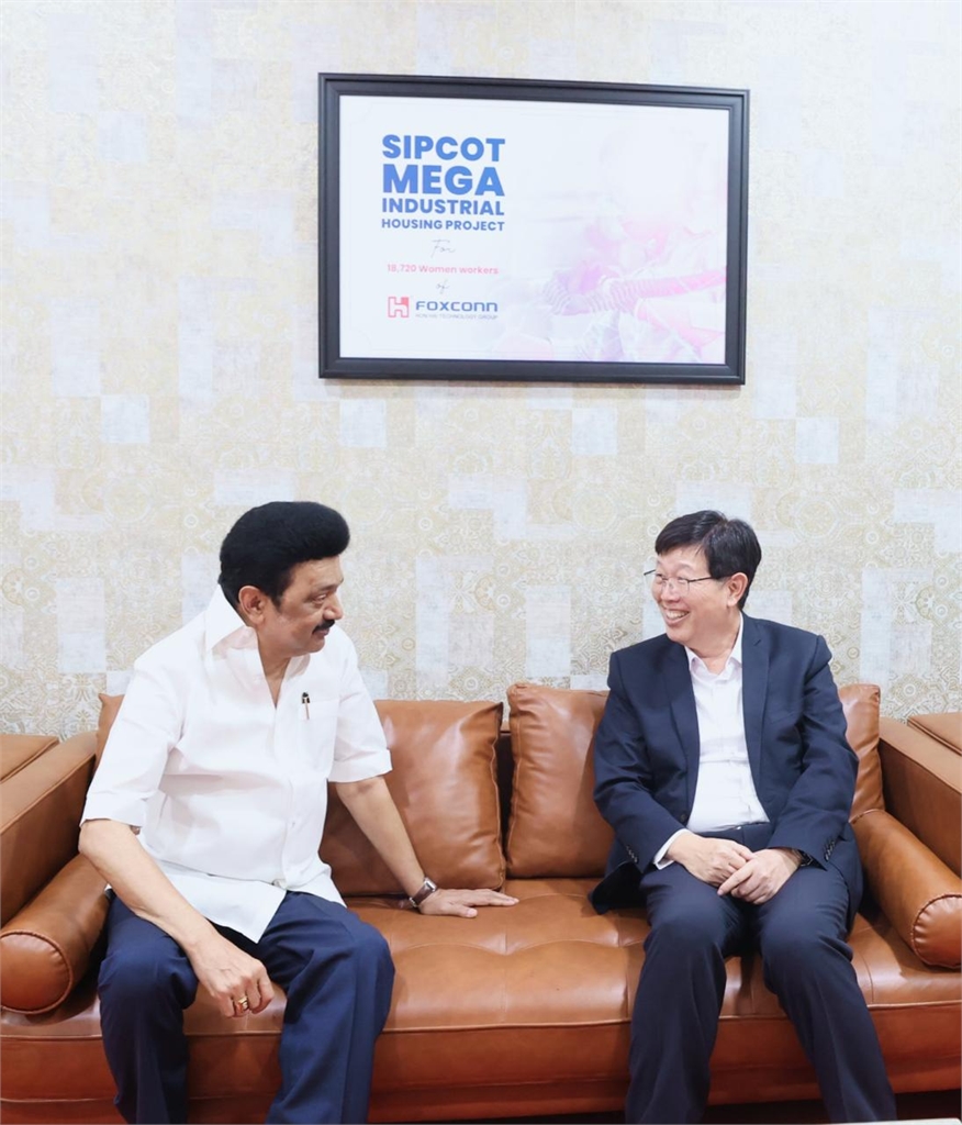 快新聞/出席女性員工專屬住宅區啟用 劉揚偉:鴻海已投資印度百億美元、將加大投資