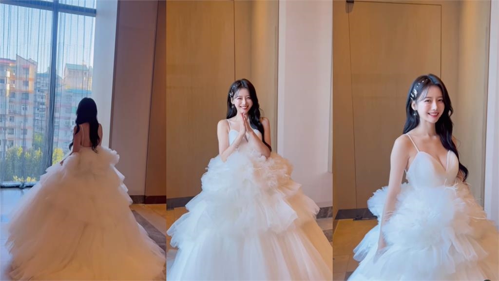 「全民表妹」披白紗爆死會?李雅英傲露「火球上圍」全場一看怒:新郎是誰!