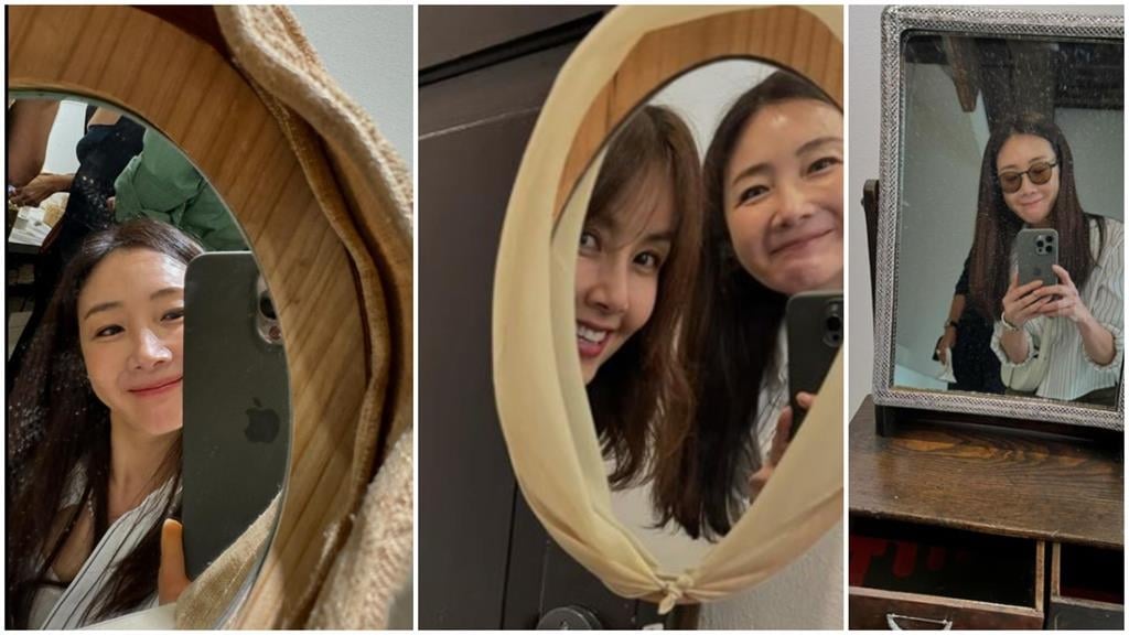 黑長直OL竟是《冬季戀歌》崔智友!對鏡三連拍「49歲真面目」被抖出