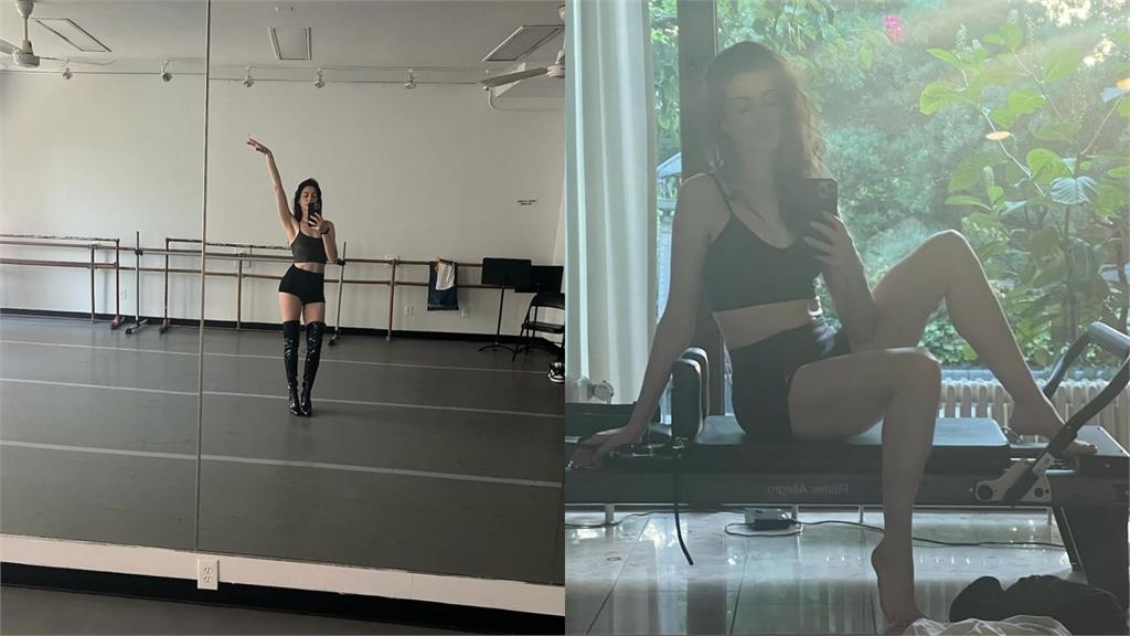 41歲安海瑟薇「暗黑bra健身」整組累趴!0遮掩身形被捕捉…網震撼:想不到