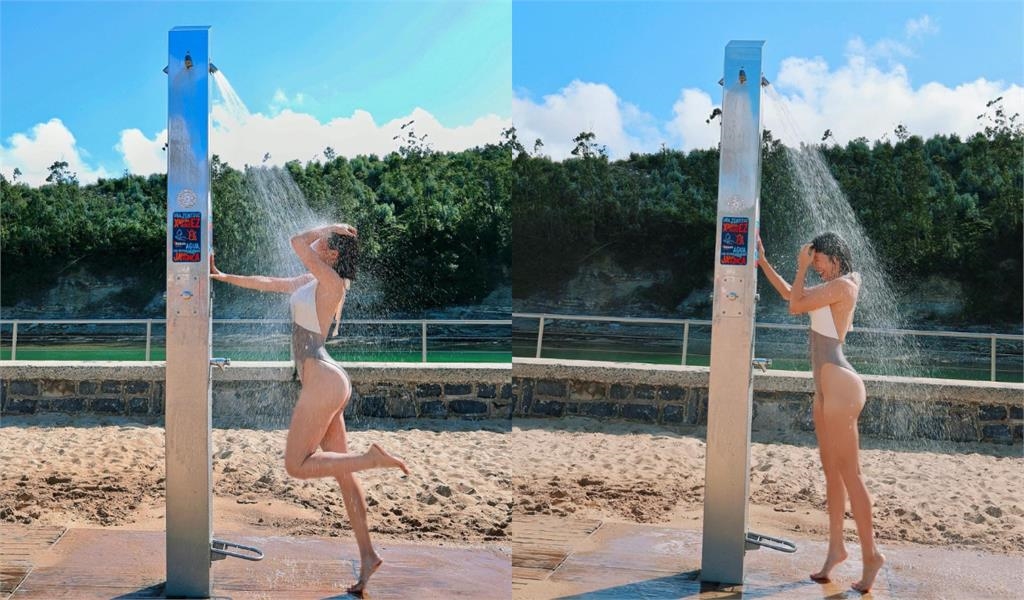 壯壯戶外洗澡「招牌猛料」全被拍!水柱掃射「整尊快噴裝」網羞:要我怎麼睡