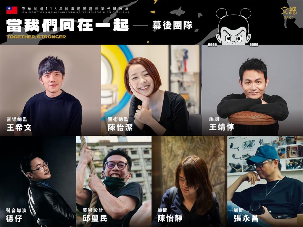 快新聞/橫跨半世紀台灣動漫史! 43部本土作品登2024國慶光雕