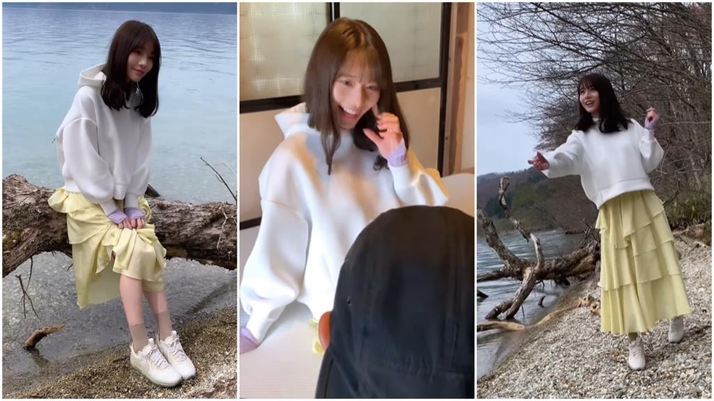 賞櫻妹子「帽T內藏巨物」竟是野生河北彩伽!3萬網全看跪:大感謝