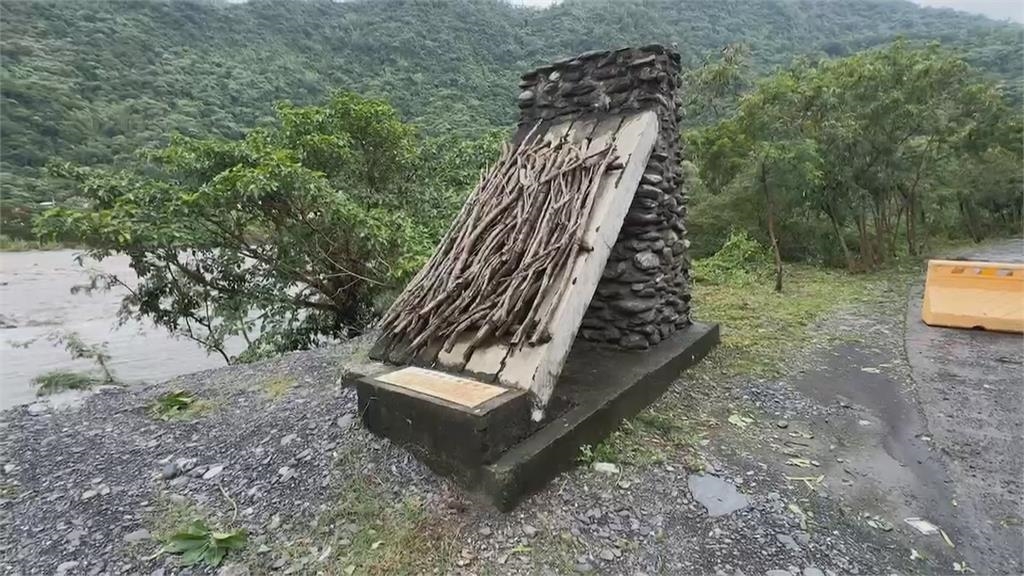 屏東林邊溪大雨沖刷堤防破損　百年文化景觀恐受波及
