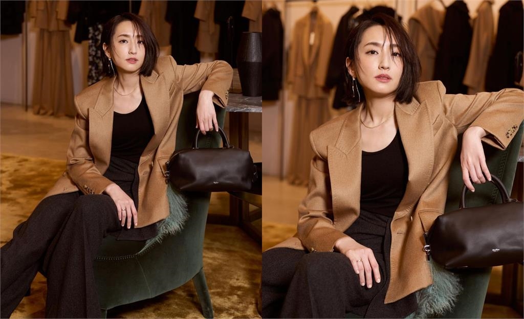 柯佳嬿總裁西裝破防「衝出黑暗大U」！排釦噴開網秒急壞：還是那麼…