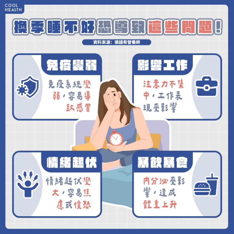 睡眠不佳可能引發的4大問題
