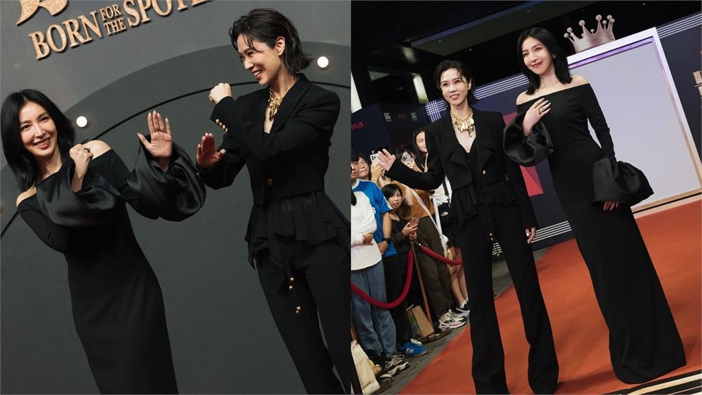 楊謹華紅毯戰袍「一字領猛下滑」整片被看光!本人急發文:非常赤裸…