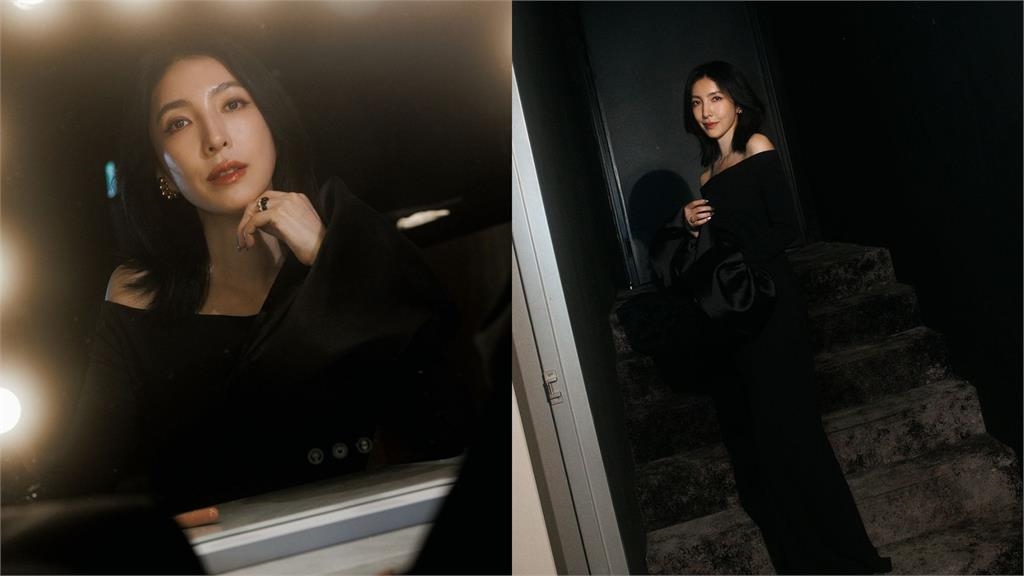 楊謹華紅毯戰袍「一字領猛下滑」整片被看光!本人急發文:非常赤裸…