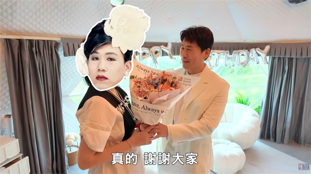 羅時豐漂亮老婆「絕美正臉照」流出！結婚28年「鏡頭前擁吻」閃瞎全網