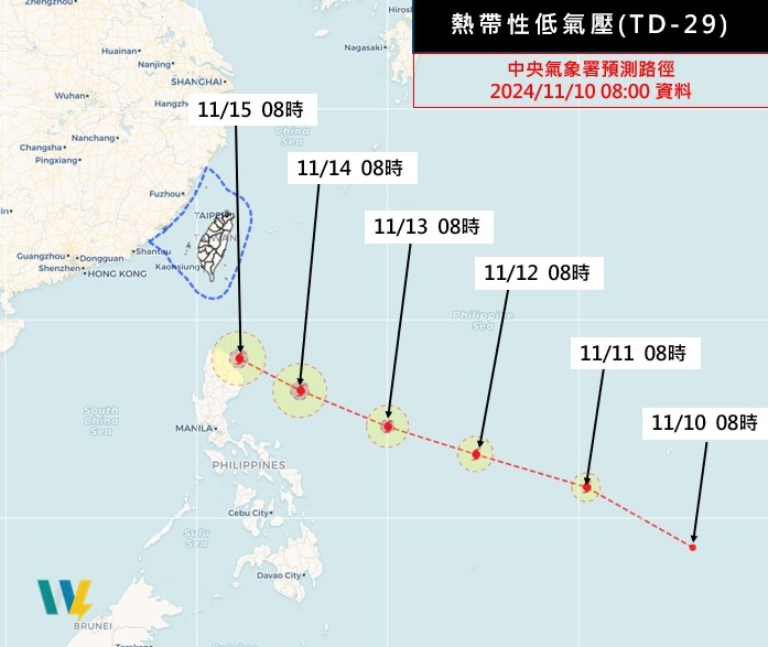 絕不是烏薩奇!天兔恐「對台造成威脅」專家警告:24小時有望4颱並立