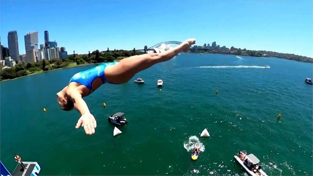 跳水(影)/澳洲懸崖跳水女王伊芙蘭完成8連霸 最後在家鄉封后完美結束