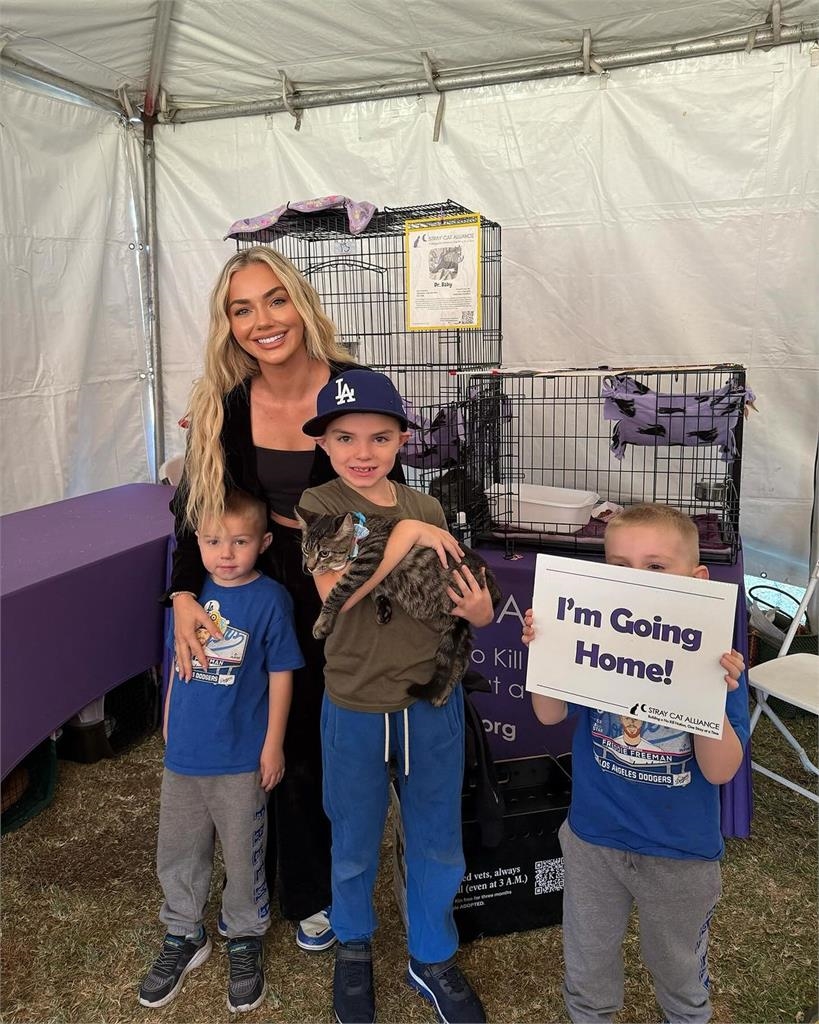 MLB(影)/道奇隊將掀貓狗內戰?世界大賽MVP領養貓咪和大谷愛犬比萌