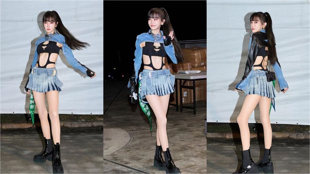 謝金燕上衣全破光「後台視角」流出!49歲不科學體態大穿幫網嗨:太扯了