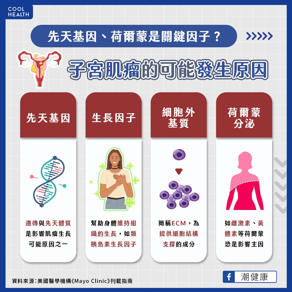 99.8%的子宮肌瘤皆屬良性? 發生原因竟與荷爾蒙分泌有關?
