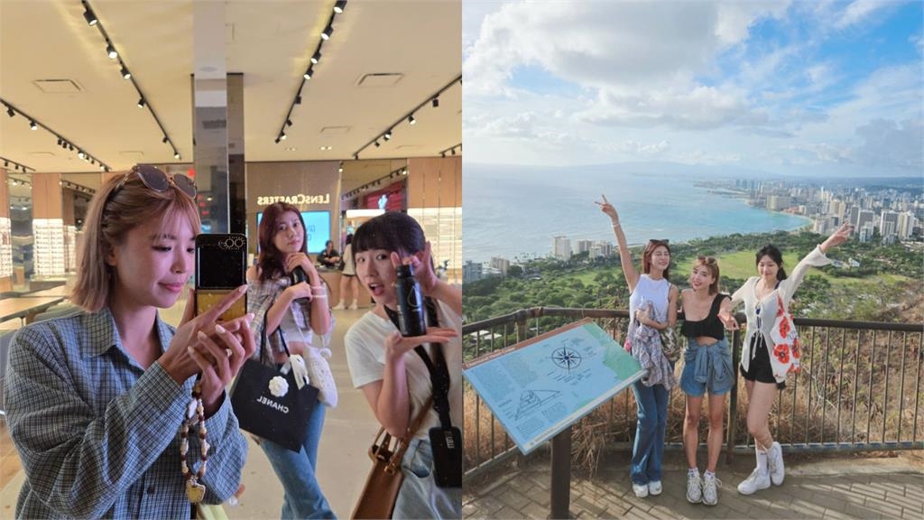 夏威夷海灘「金髮妹」竟是阿圓！激辣泳裝驚洩「身體1變化」網看呆：好明顯