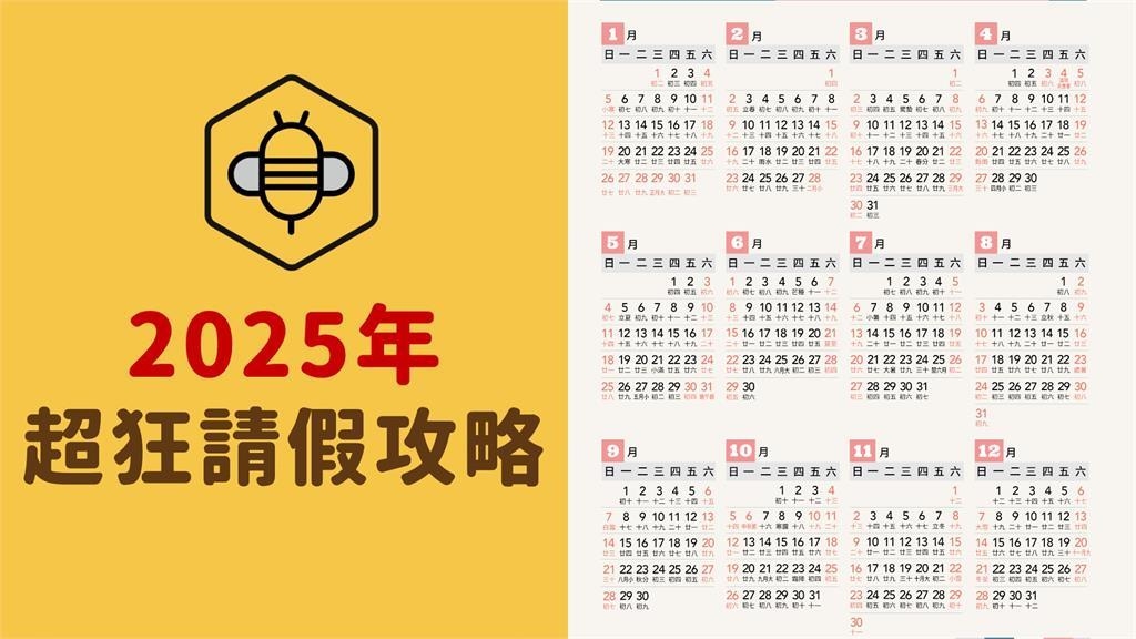 2025年「超狂請假攻略」春節請5休16　網驚：確定不是離職攻略？