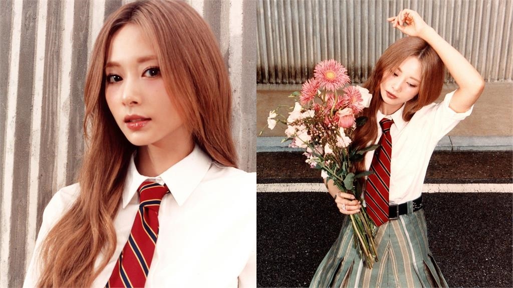 街頭自拍「制服混血妹」神似周子瑜!仔細一看「娃娃大眼」竟是本人…網驚:天啊